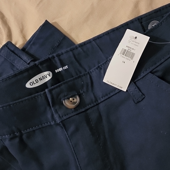 4 pairs uniform pants blue and khaki - Picture 2 of 3